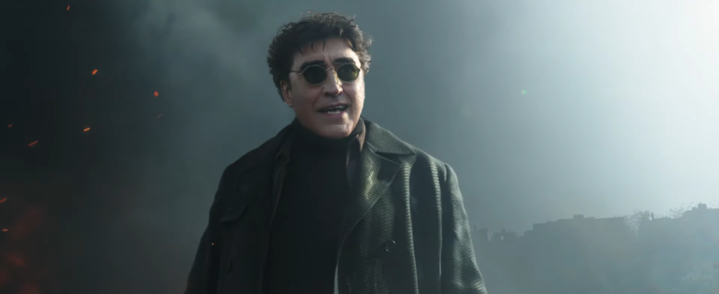 Alfred Molina as Doctor Octopus in the Spider-Man: No Way Home trailer