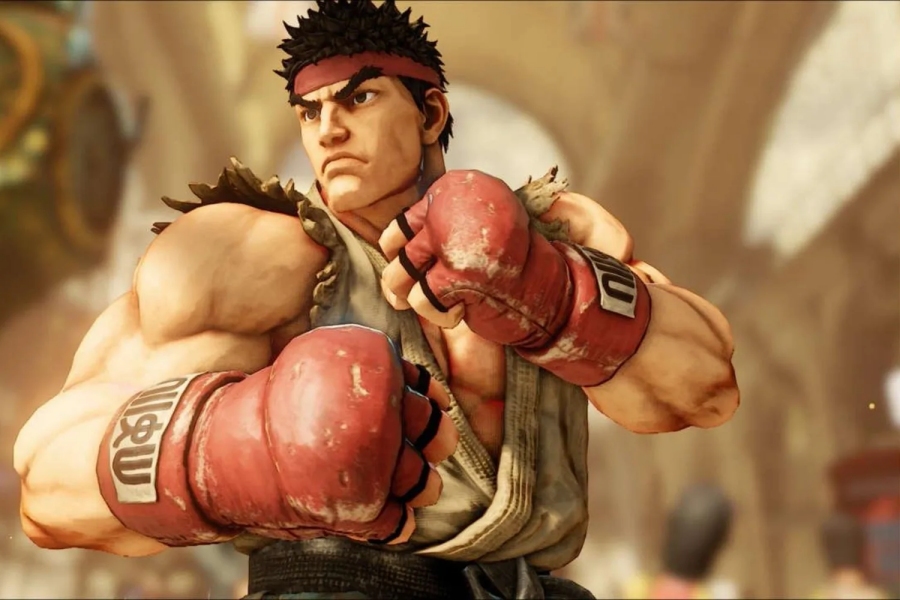 Ryu in Street Fighter