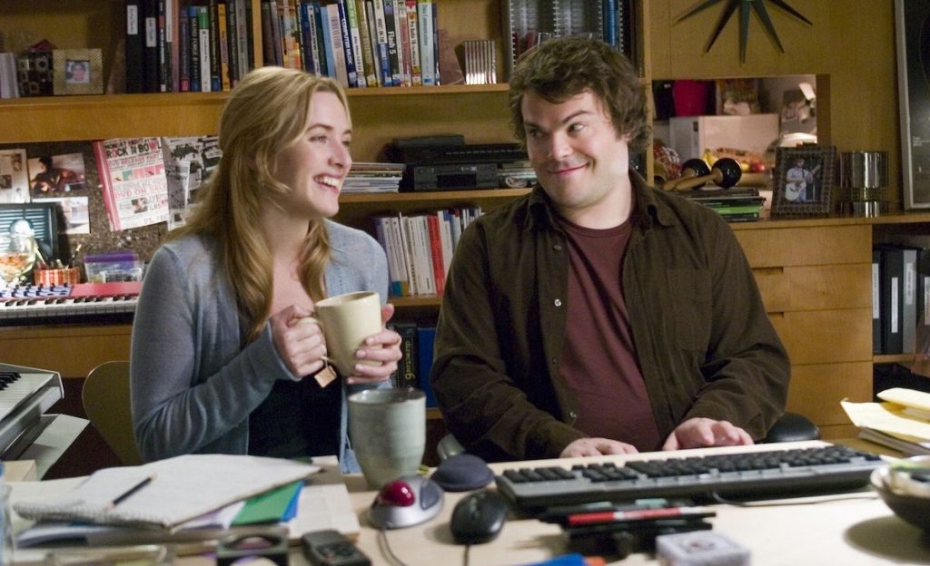 Kate Winslet and Jack Black in The Holiday
