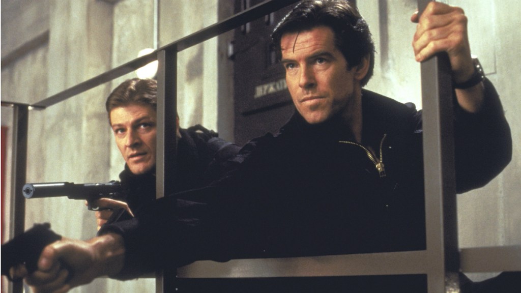 Pierce Brosnan and Sean Bean in Goldeneye