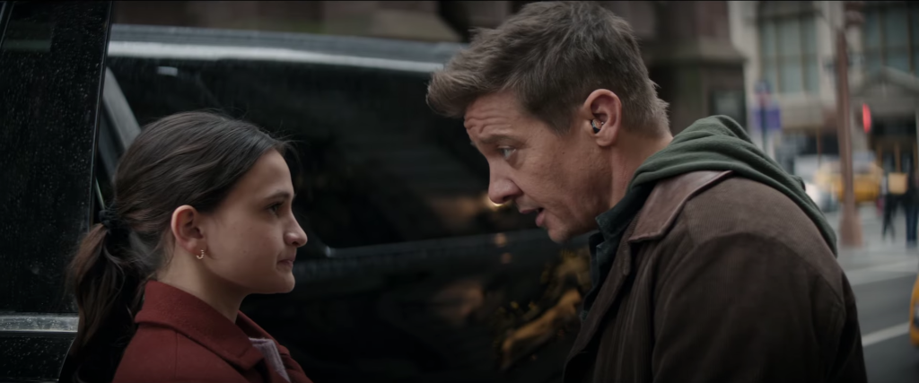 Hawkeye Trailer Lila and Clint Barton Goodbye