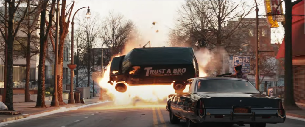 Hawkeye Trailer Van Explosion