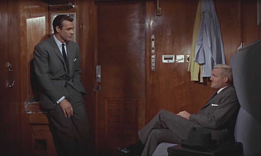 Sean Connery and Robert Shaw in From Russia with Love