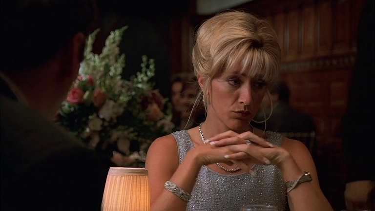 Edie Falco as Carmela Soprano