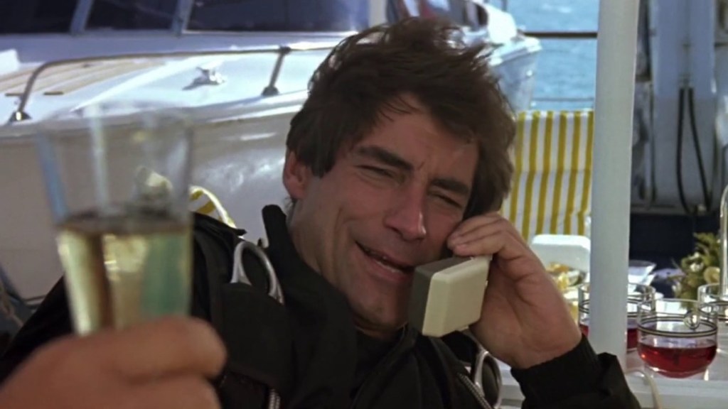 Timothy Dalton in The Living Daylights