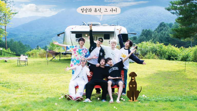 The seven members of BTS in the Soop