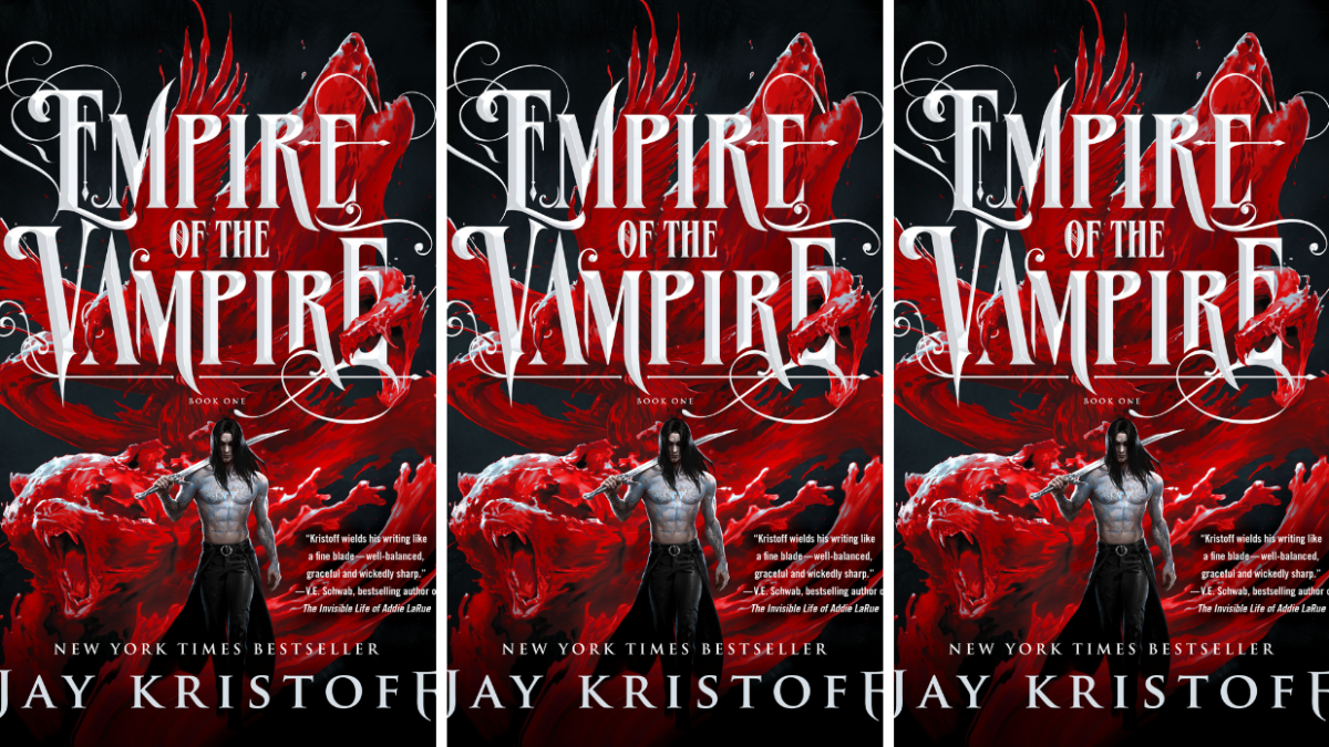 The cover for Empire of the Vampire by Jay Kristoff