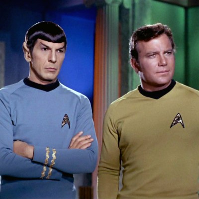 Spock and Kirk in Star Trek: The Original Series