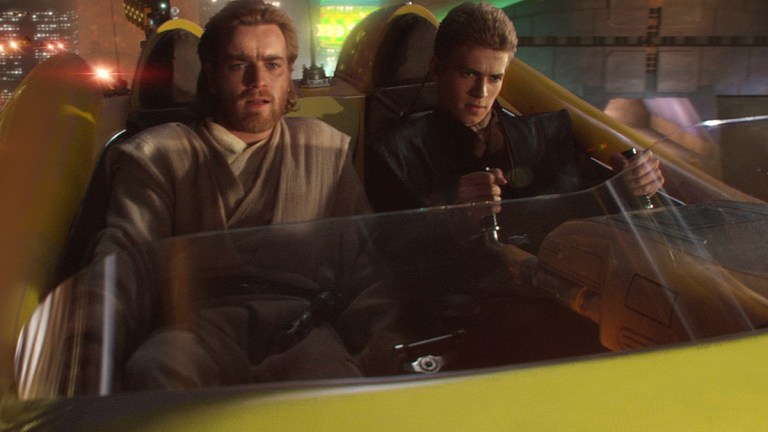 Star Wars: Attack of the Clones; Obi-Wan Kenobi and Anakin Skywalker.