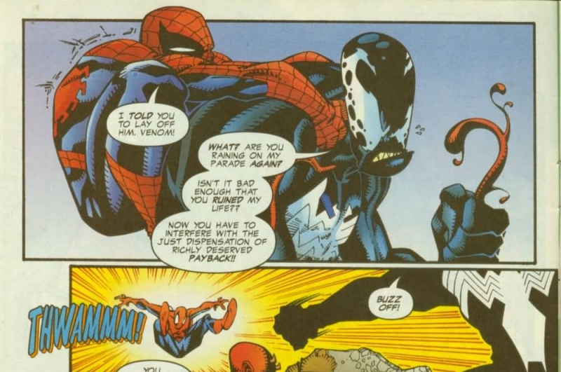 Venom vs. Carnage in Venom: On Trial