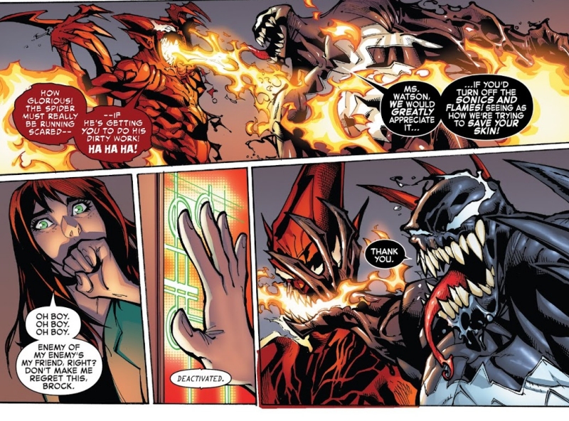 Venom vs. Red Goblin in Amazing Spider-Man #800