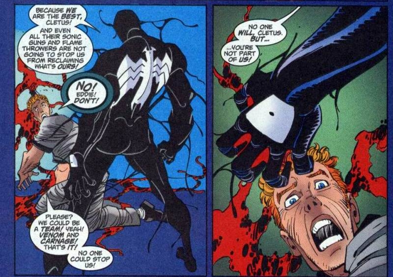 Venom vs. Carnage in Venom Triumphant