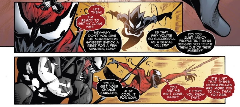 Venom and Carnage in Venomverse