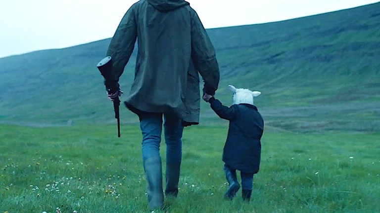 Ada and father in A24's Lamb ending