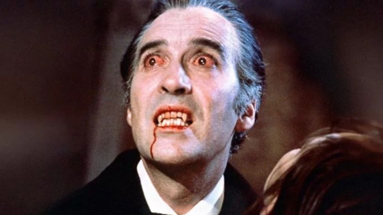 Christopher Lee as Dracula in AD 1972
