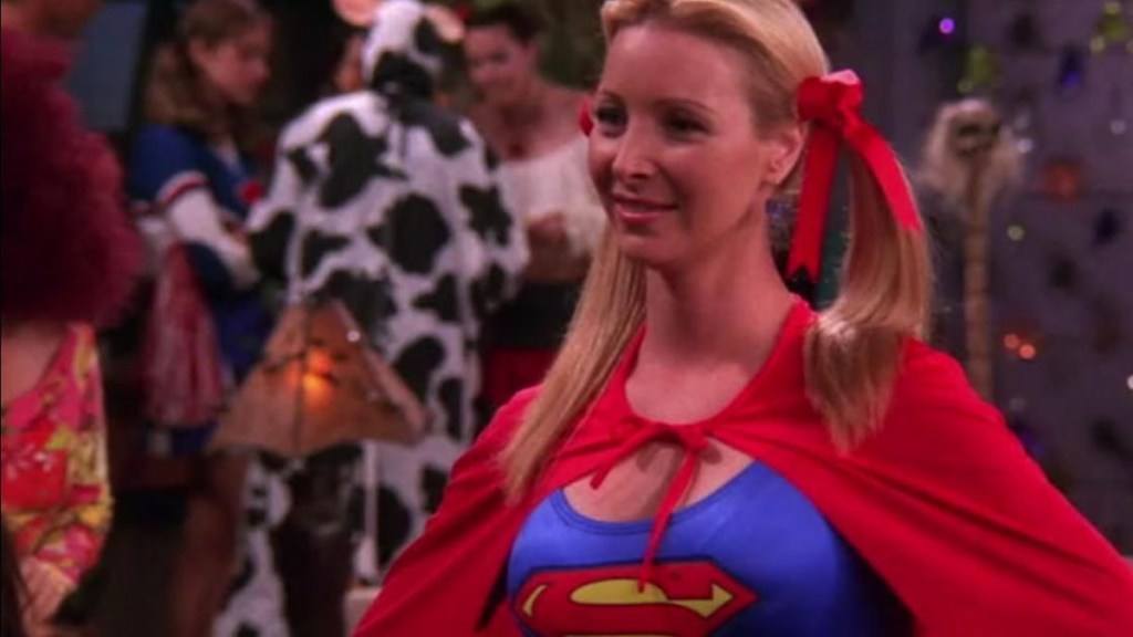 Phoebe Buffay as Supergirl - Friends