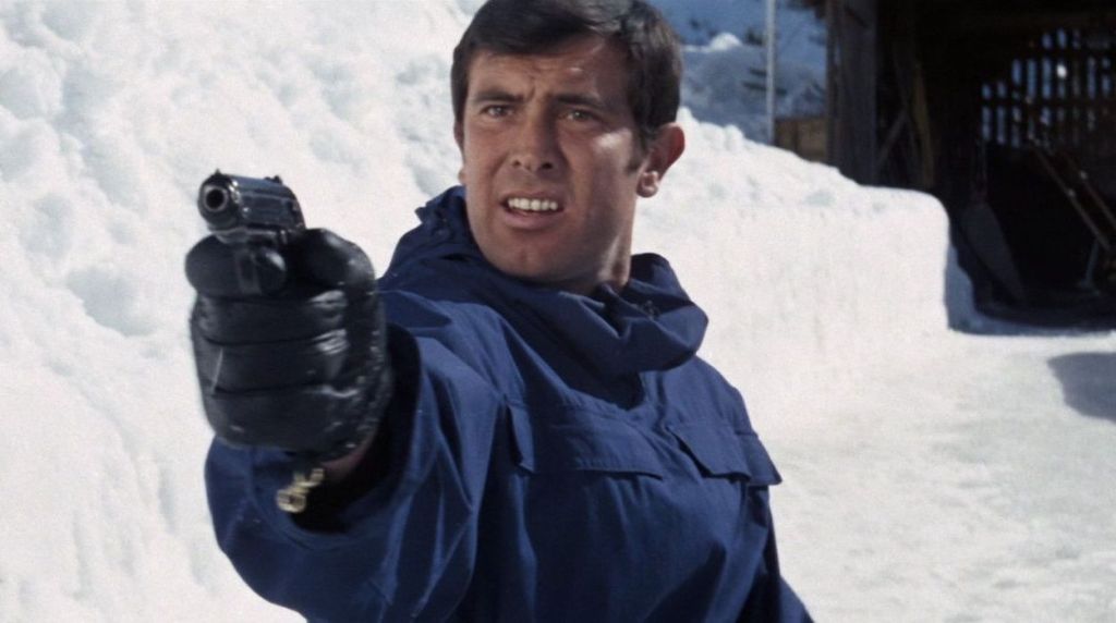 George Lazenby in On Her Majesty's Secret Service
