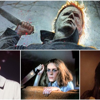 Michael Myers, Sam Loomis, Laurie Strode, and Jamie Lloyd in Halloween Movies