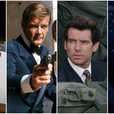 Ranked James Bond actors Sean Connery, Roger Moore, Pierce Brosnan, Daniel Craig