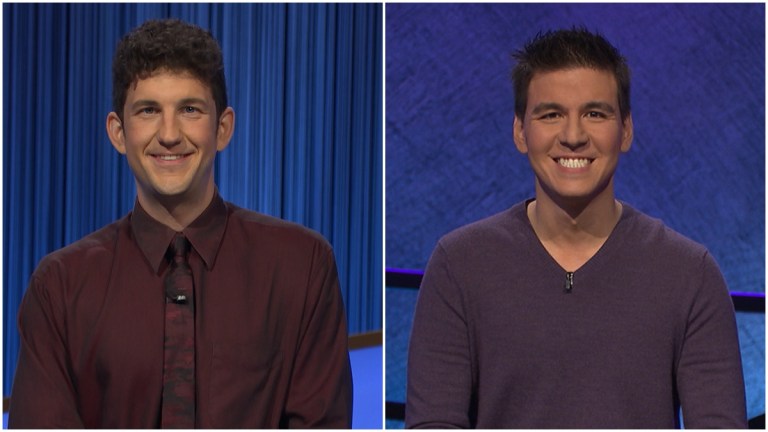 Matt Amodio and James Holzhauer on Jeopardy!