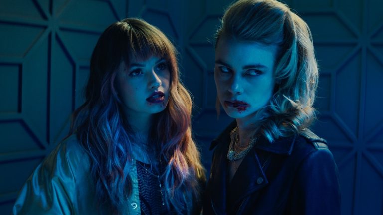 Lucy Fry and Debby Ryan in Night Teeth