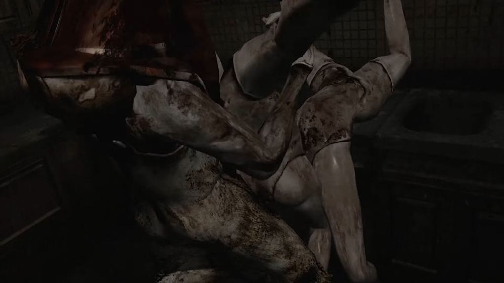 Pyramid Head Introduction - Silent Hill 2 scary moments