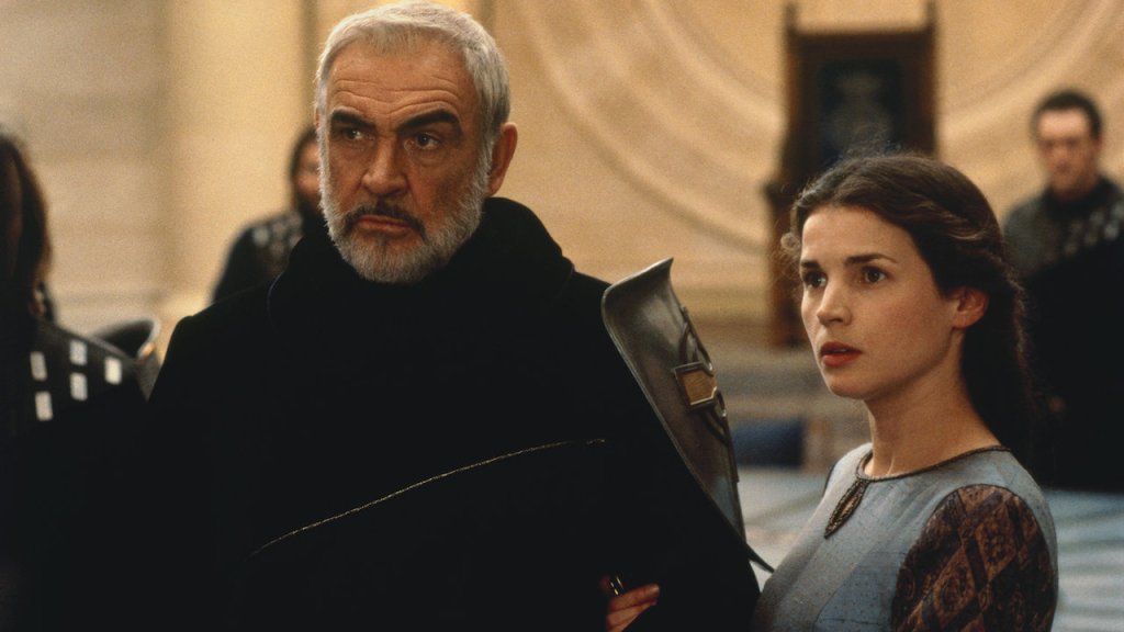 Sean Connery and Julia Ormand in First Knight