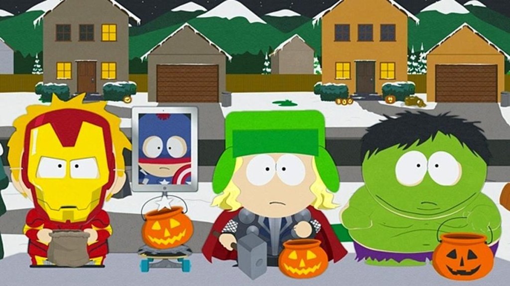 The kids as The Avengers - South Park