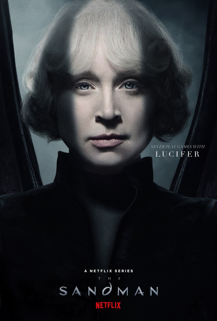 Gwendoline Christie as Lucifer — Sandman poster