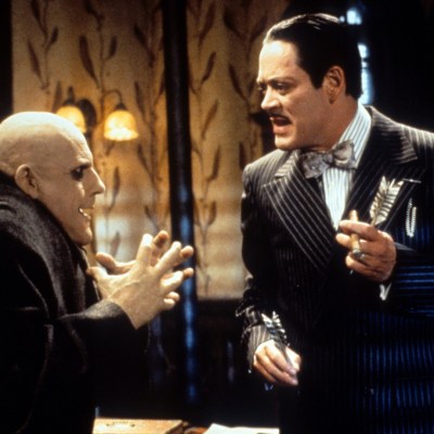 Uncle Fester and Gomez Addams in The Addams Family (1991)