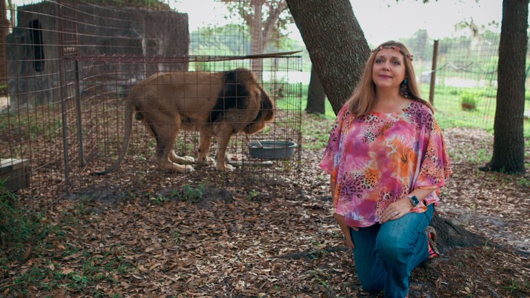 Carole Baskin in Netflix documentary Tiger King