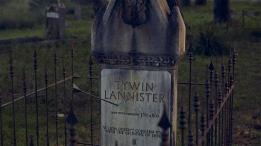 Tywin Lannister Grave of Thrones campaign copyright DDA Foxtel The Glue Society
