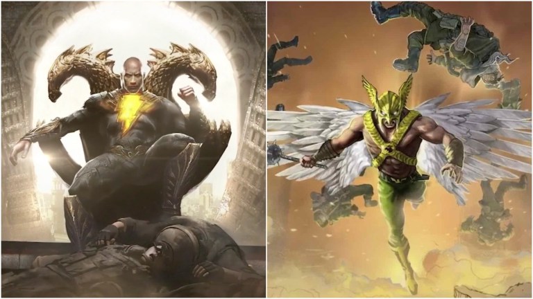 Black Adam and Hawkman Concept Art