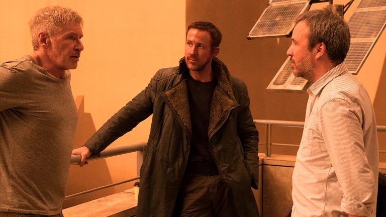 Blade Runner 2049: Harrison Ford, Ryan Gosling and Denis Villeneuve.