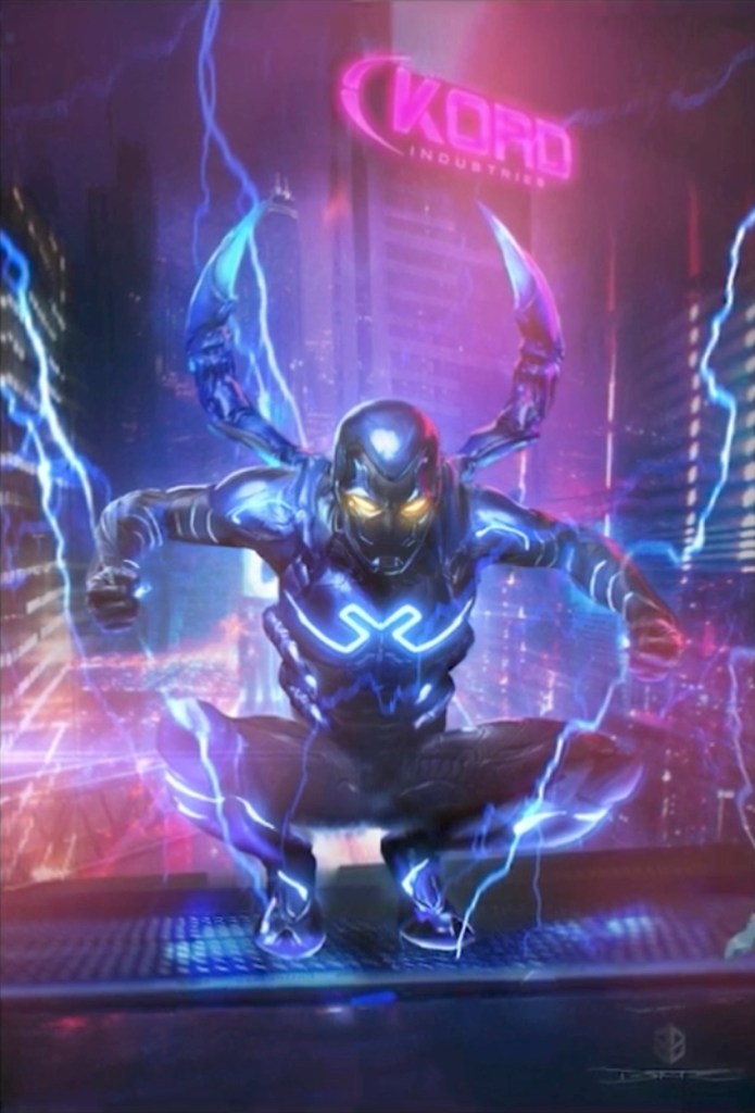 Blue Beetle DCEU Movie costume concept art