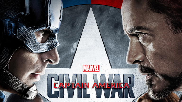 Steve and Tony face off on the poster for Captain America: Civil War