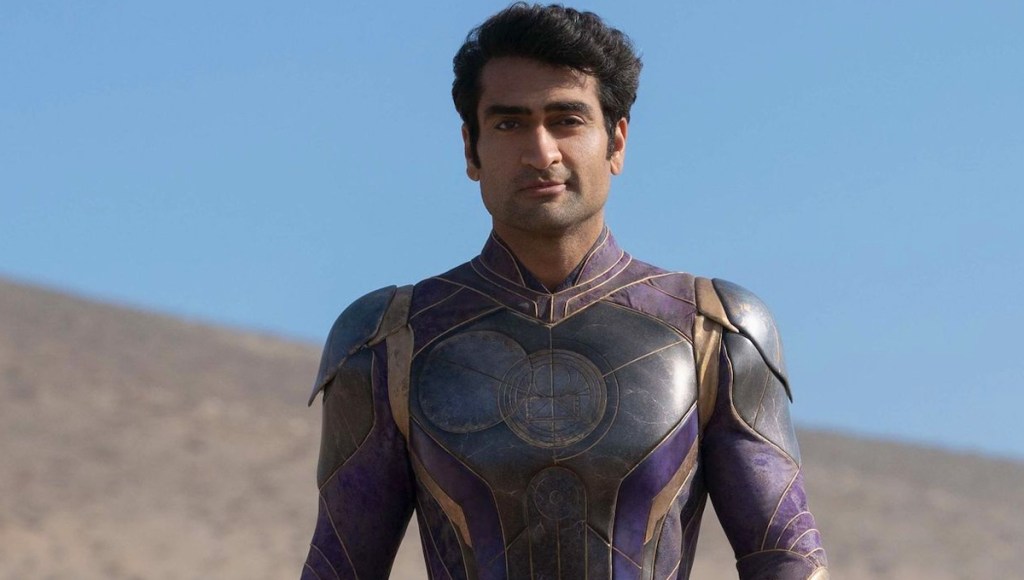 Kumail Nanjiani as Kingo in Eternals.