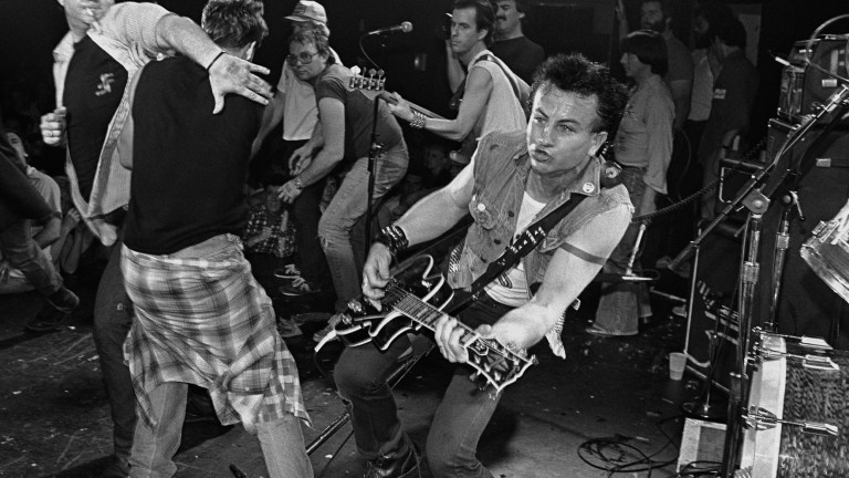 Lee Ving onstage with Fear