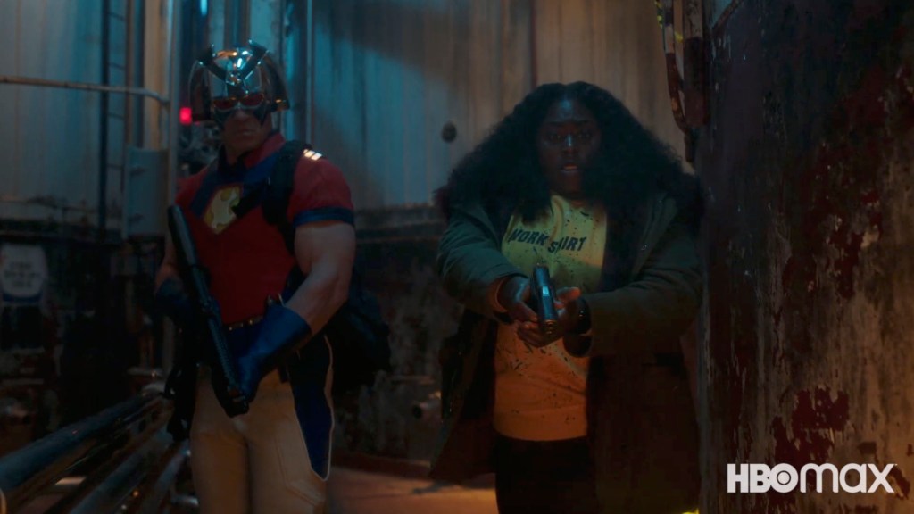 John Cena as Peacemaker and Danielle Brooks as Leota Adebayo