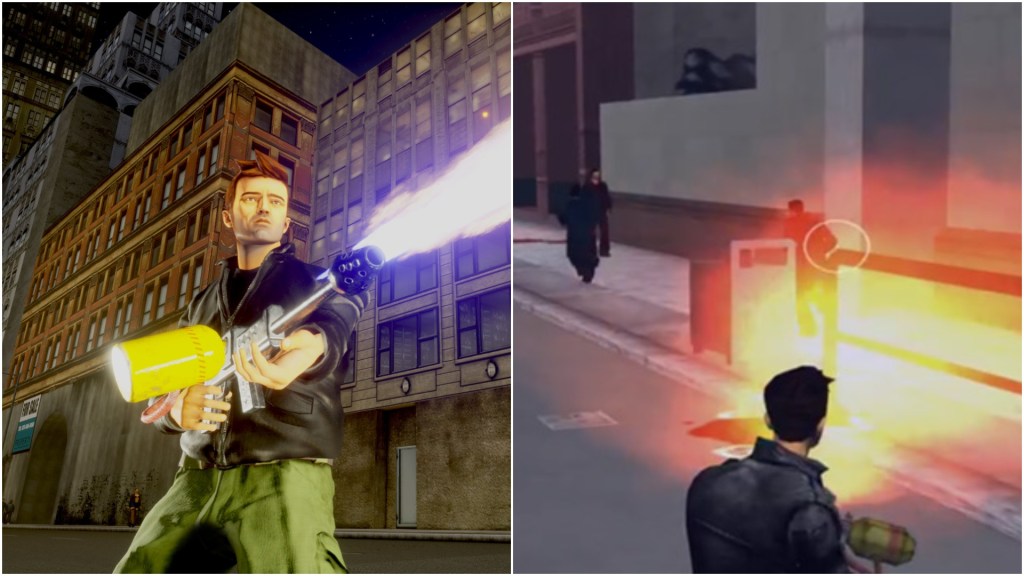 GTA 3 Remaster and GTA 3 Flamethrower