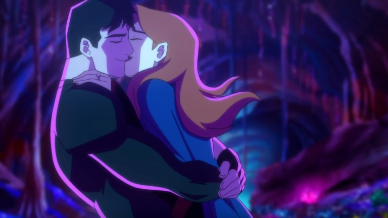 Superboy and Ms. Martian in Young Justice Season 4 Episode 1