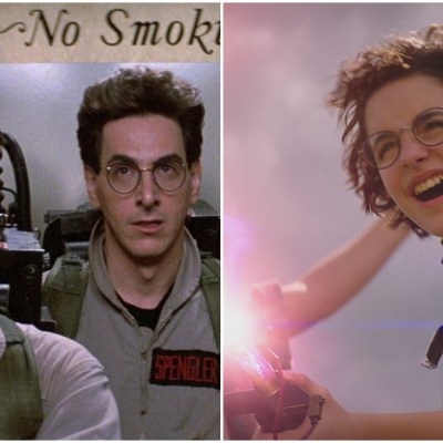 Ray Stantz, Egon Spengler, and Phoeber in Ghostbusters movies