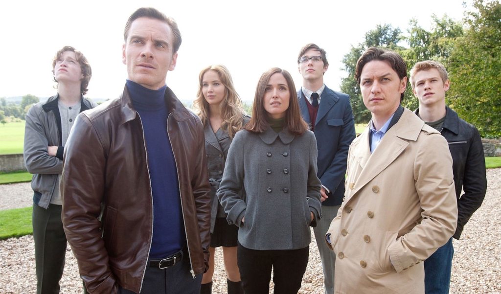 James McAvoy Mcihael Fassbender and X-Men First Class Cast