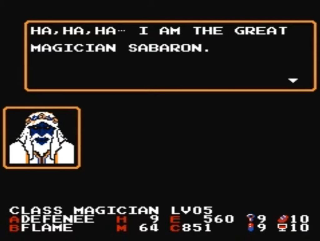 Magic of Scheherezade NES RPG