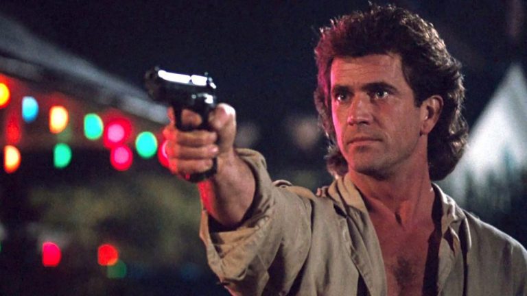 Mel Gibson in Lethal Weapon Christmas Movie