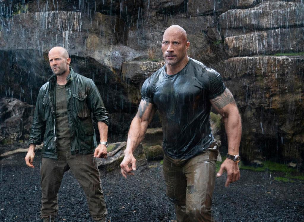 Vin Diesel and Jason Statham in Hobbs and Shaw
