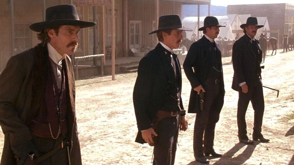 Wyatt Earp and Doc Holiday in OK Corral 1994