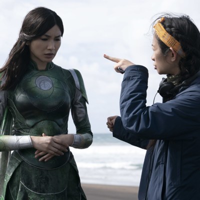 Eternals: Gemma Chan and Chloé Zhao.