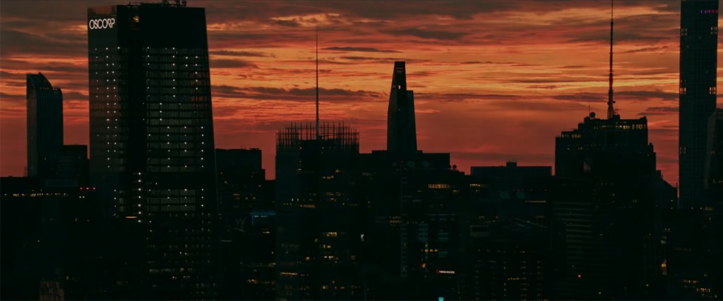 The Oscorp building in Morbius.