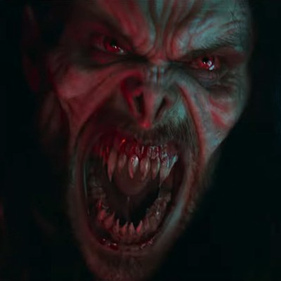 Jared Leto as Morbius in vampire mode.